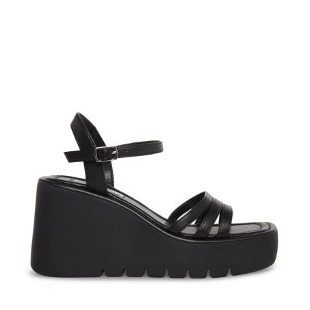 Sandalias de Plataforma Steve Madden Dane Mujer Negras | ES SU4238